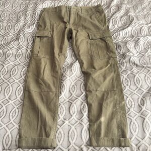 JCrew 484 Slim Olive Green Cargo Pants (31/32)